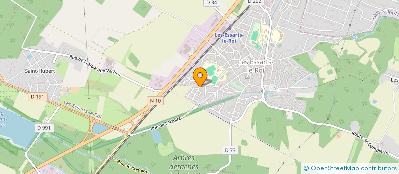 localisation de l'entreprise SCI PEGAS IMMO  LES ESSARTS-LE-ROI