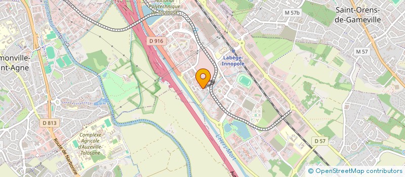 localisation de l'entreprise SCI PEGASE  LABEGE