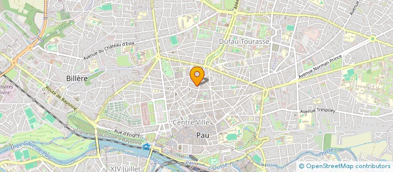 localisation de l'entreprise SCI PEGASE à PAU