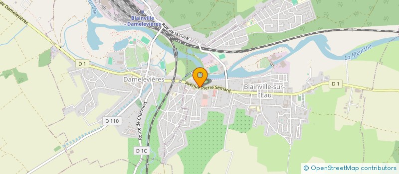 localisation de l'entreprise SCI PEGASE  BLAINVILLE-SUR-L'EAU