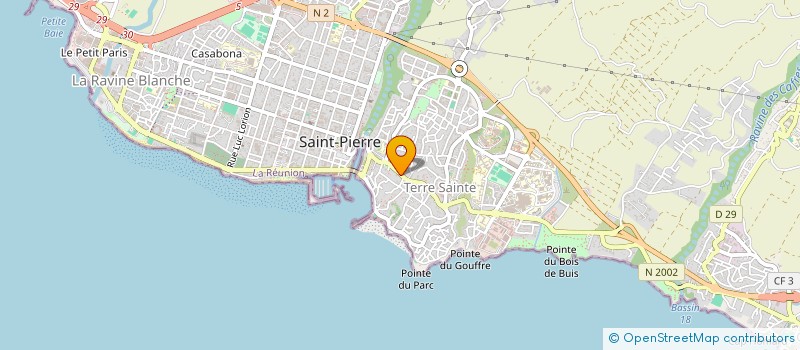 localisation de l'entreprise SCI PEGASE à SAINT-PIERRE