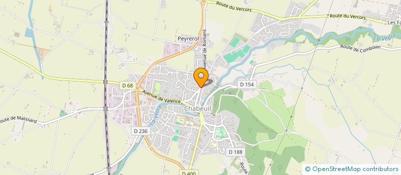 localisation de l'entreprise SCI PEGASE à CHABEUIL