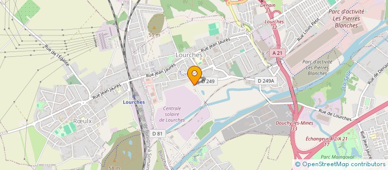 localisation de l'entreprise SCI PEGASE  LOURCHES