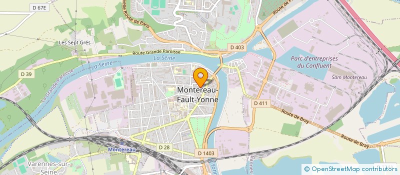 localisation de l'entreprise SCI PEGASE à MONTEREAU-FAULT-YONNE