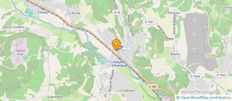 localisation de l'entreprise SCI PEGASE  CHATILLON