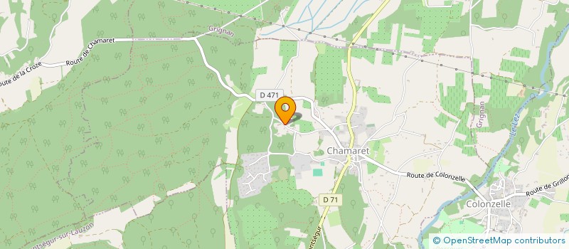 localisation de l'entreprise SCI PEGASE  GRILLON