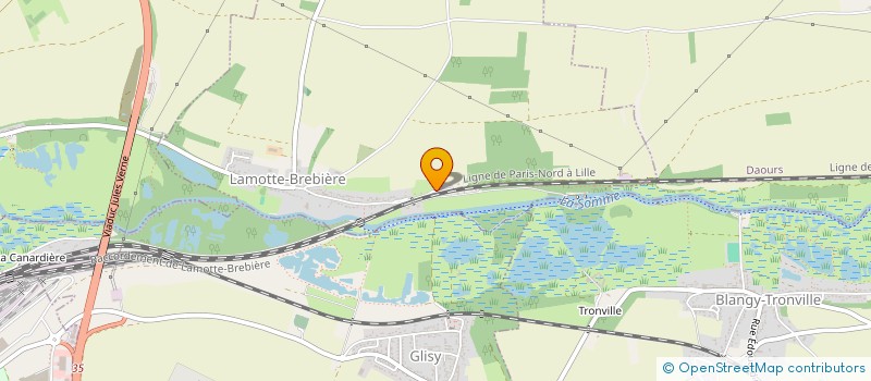 localisation de l'entreprise SCI PEGASE  LAMOTTE-BREBIERE