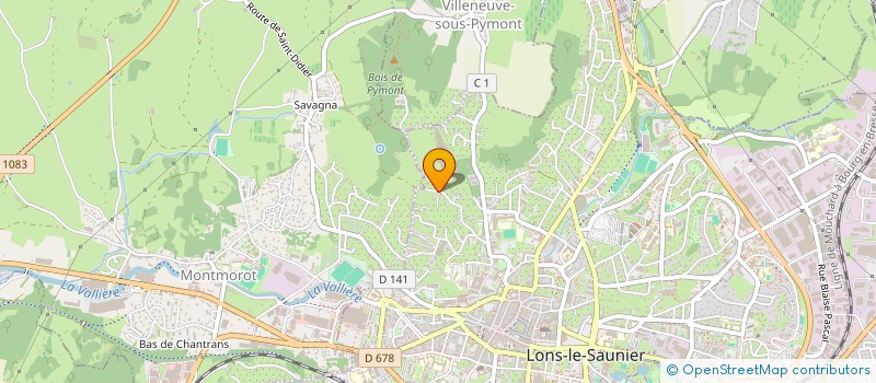 localisation de l'entreprise SCI PEGASE  LONS-LE-SAUNIER