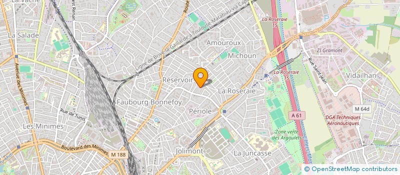 localisation de l'entreprise SCI PEGASE IMMOBILIER à TOULOUSE