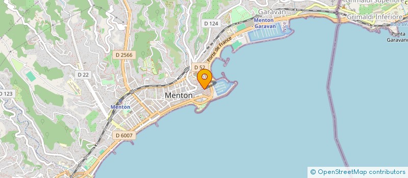 localisation de l'entreprise SCI PEGASO à MENTON