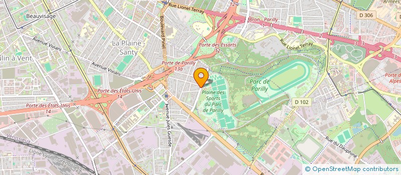 localisation de l'entreprise SCI PEGASUS 2  VENISSIEUX