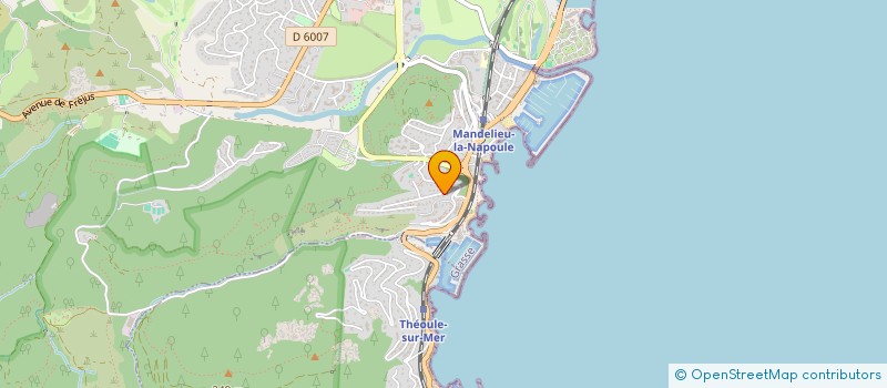 localisation de l'entreprise SCI PEGASUS à MANDELIEU-LA-NAPOULE