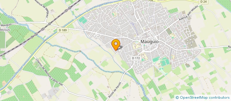 localisation de l'entreprise SCI PEGASUS  MAUGUIO