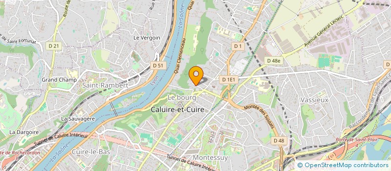 localisation de l'entreprise SCI PEGASUS  CALUIRE-ET-CUIRE