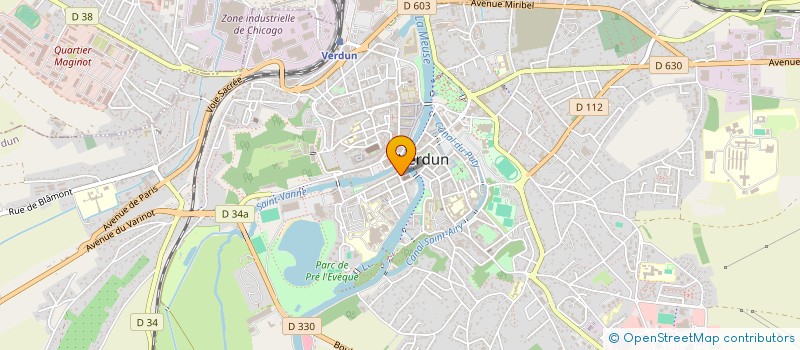 localisation de l'entreprise SCI PEGEA à VERDUN
