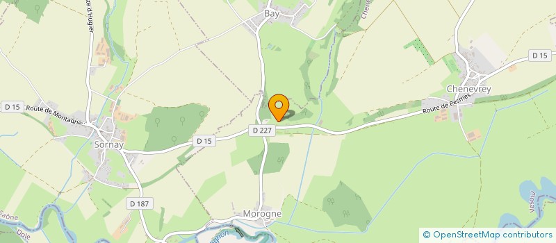 localisation de l'entreprise SCI PEGEOT CHEVREUX  MARNAY