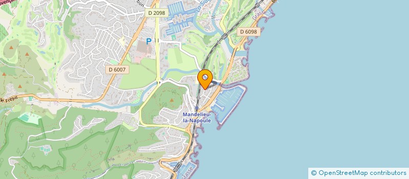 localisation de l'entreprise SCI PEGGY à MANDELIEU-LA-NAPOULE