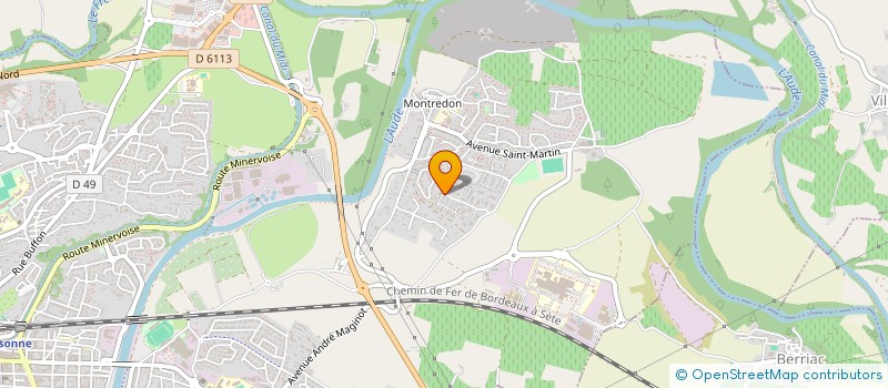 localisation de l'entreprise SCI PEGOU à CARCASSONNE