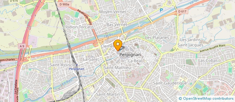 localisation de l'entreprise SCI PEGU  PERPIGNAN