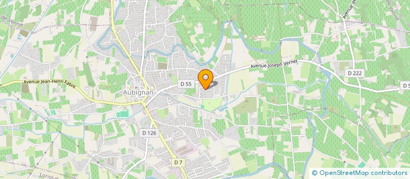 localisation de l'entreprise SCI PEGUI  AUBIGNAN