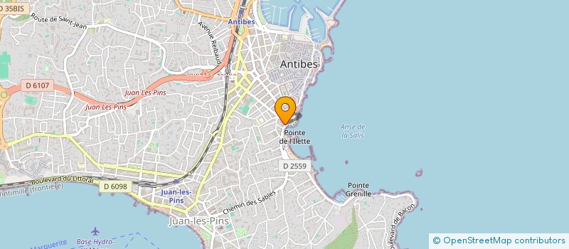 localisation de l'entreprise SCI PEGUY à ANTIBES