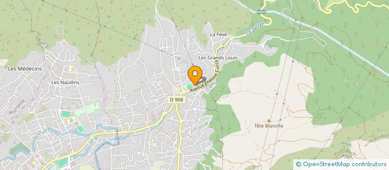 localisation de l'entreprise SCI PEIFFER-SISCO  ALLAUCH