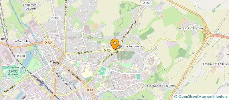 localisation de l'entreprise SCI PEIGNEY FLERS à FLERS