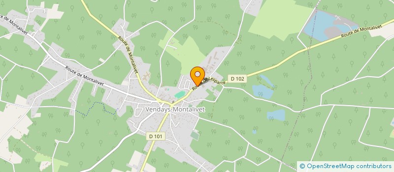 localisation de l'entreprise SCI PEIPSITA à VENDAYS-MONTALIVET