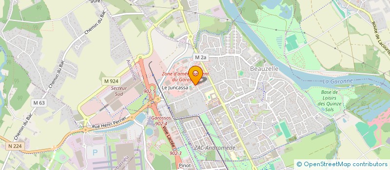 localisation de l'entreprise SCI PEIRO  BEAUZELLE