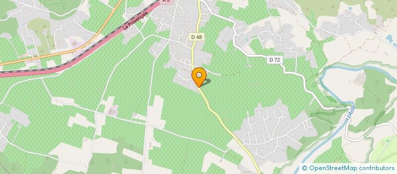 localisation de l'entreprise SCI PEISSONNEL  VIDAUBAN