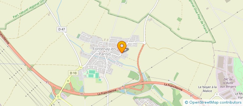 localisation de l'entreprise SCI PEIXOTO  FONTENAY-EN-PARISIS