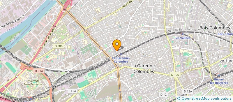 localisation de l'entreprise SCI PEIXOTO à COLOMBES