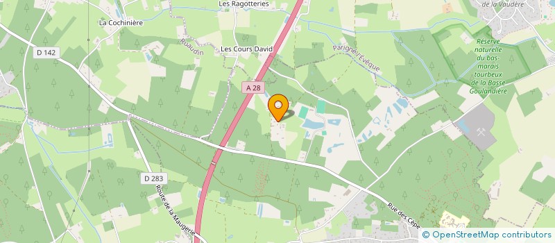 localisation de l'entreprise SCI PEK  BRETTE-LES-PINS