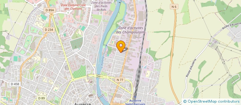 localisation de l'entreprise SCI PEL à AUXERRE