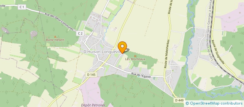 localisation de l'entreprise SCI PEL MEL à D'HUISON-LONGUEVILLE