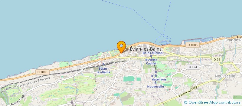 localisation de l'entreprise SCI PEL'OCTROI  EVIAN-LES-BAINS