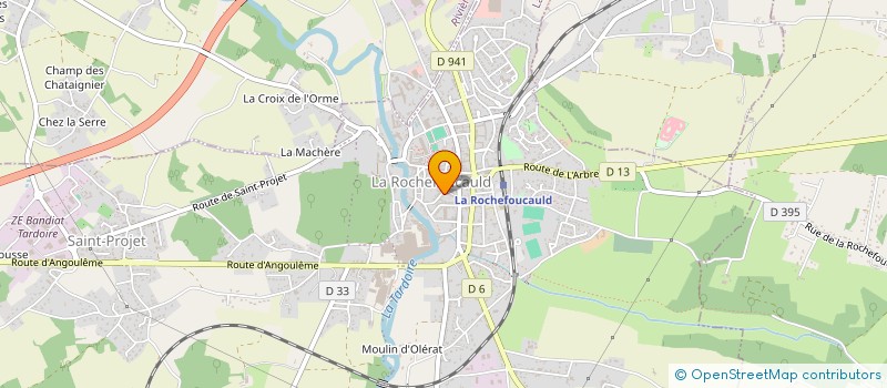 localisation de l'entreprise SCI PELA  LA ROCHEFOUCAULD-EN-ANGOUMOIS