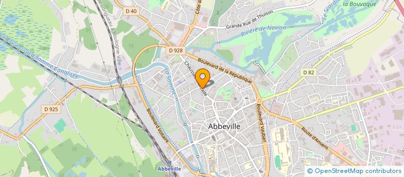 localisation de l'entreprise SCI PELA  ABBEVILLE