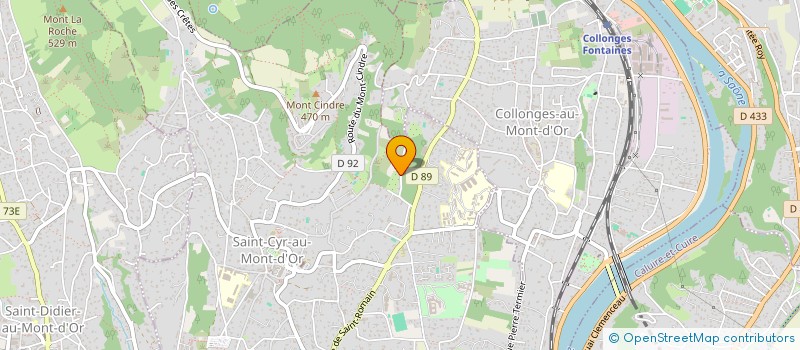 localisation de l'entreprise SCI PELAF  SAINT-CYR-AU-MONT-D'OR