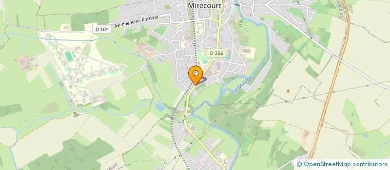 localisation de l'entreprise SCI PELAGIE  MIRECOURT