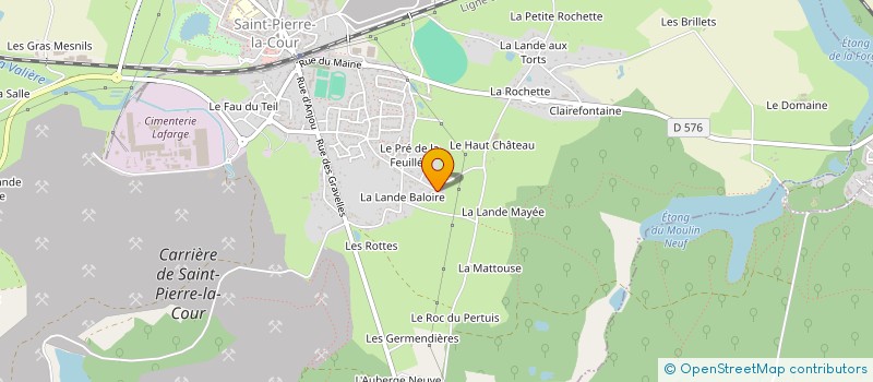 localisation de l'entreprise SCI PELAL  SAINT-PIERRE-LA-COUR