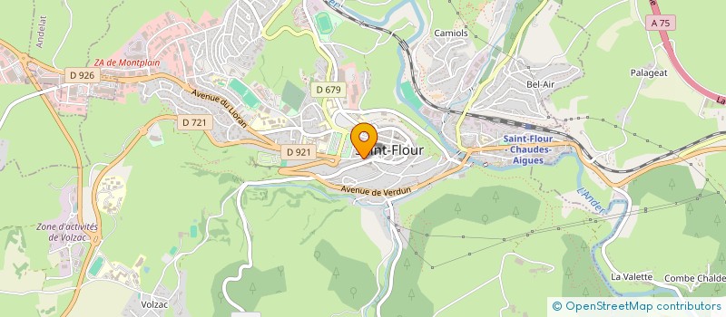 localisation de l'entreprise SCI PELAT à SAINT-FLOUR