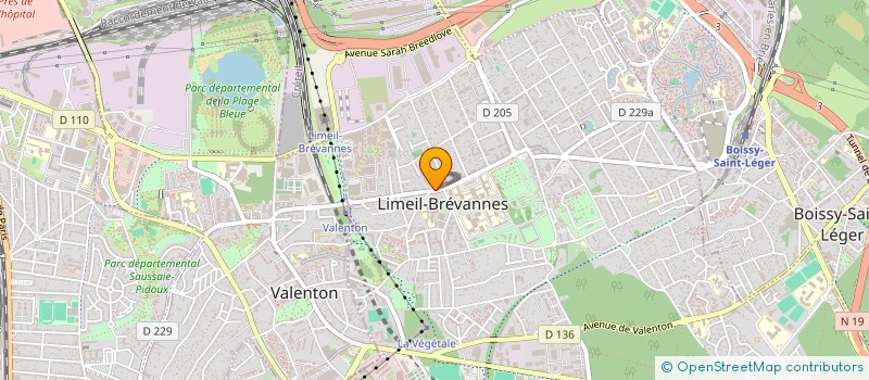 localisation de l'entreprise SCI PELAT DIDENOT à LIMEIL-BREVANNES