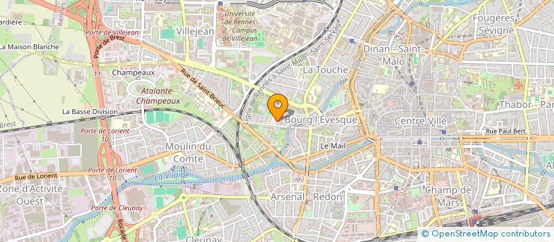 localisation de l'entreprise SCI PELBI  RENNES