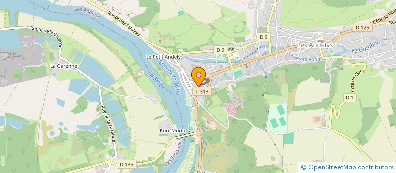 localisation de l'entreprise SCI PELCENER PASCALE à LES ANDELYS