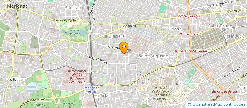 localisation de l'entreprise SCI PELDOU à MERIGNAC