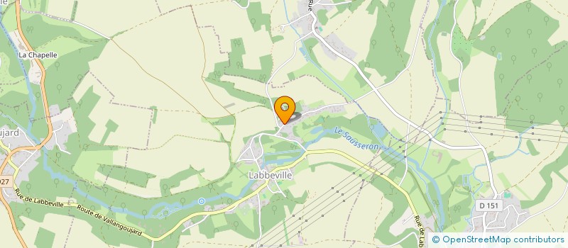 localisation de l'entreprise SCI PELEGRI DEROUSSEN  LABBEVILLE