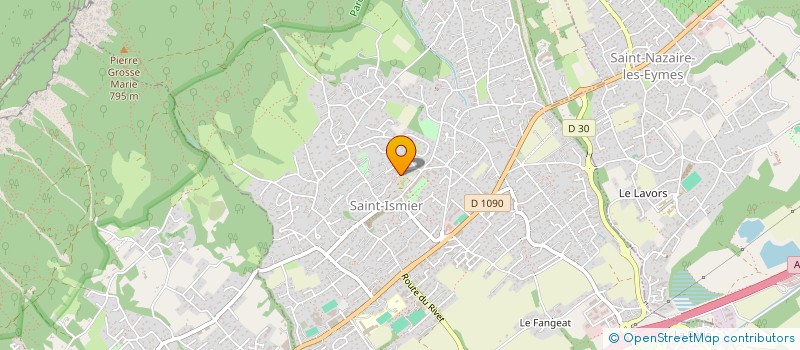 localisation de l'entreprise SCI PELET  SAINT-ISMIER