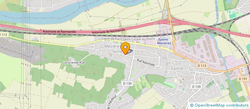 localisation de l'entreprise SCI PELICAN 2002  MEZIERES-SUR-SEINE