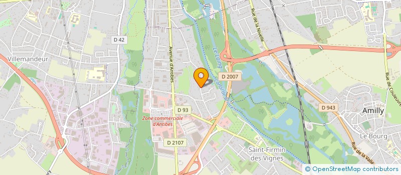 localisation de l'entreprise SCI PELICAN 3  AMILLY